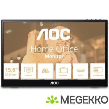 AOC Basic-line T2 16T3EA 15.6  Full HD Portable IPS Monitor, Verzenden, Nieuw, AOC