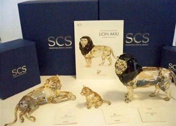 Swarovski - Heinz Tabertshofer - Beeldje, Swarovski Famiglia