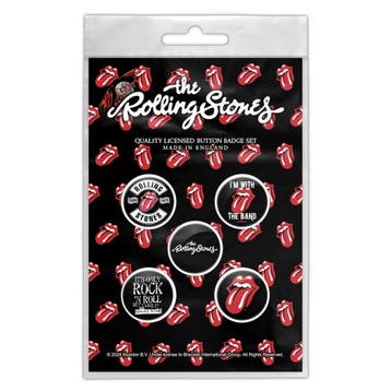 The Rolling Stones - Tongue - button - officiële merchandise, Ophalen of Verzenden, Nieuw, Kleding