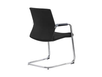 NIEUW Vergaderstoel Cas slede - zwarte stof, Huis en Inrichting, Stoelen, Ophalen of Verzenden, Nieuw