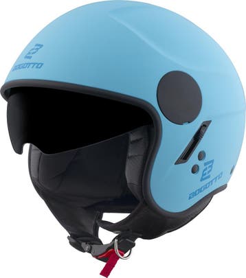 Bogotto H595 SPN Blauw Jethelm, Motoren, Kleding | Motorhelmen, Jethelm, Nieuw met kaartje, Overige merken, Heren