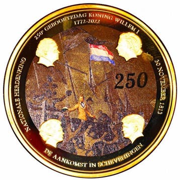 Nederland. Gold-Plated “Hollandse Ponder” – Arrival of