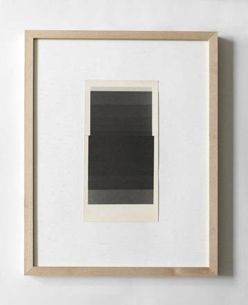 Anna Khavro - Abstract - Unique photogram, collage - Signed,