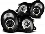 Koplampen Mercedes W208 Angel eyes CCFL helder zwart 98-02, Ophalen of Verzenden, Nieuw