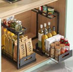 Uittrekbaar Opbergrek 2 Lagen – Organizer Keuken en Bad, Verzenden, Nieuw