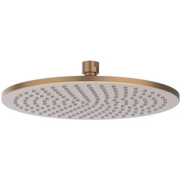 IVY Hoofddouche Medium 25 cm - Geborsteld Mat Koper, Doe-het-zelf en Verbouw, Sanitair, Ophalen of Verzenden, Nieuw