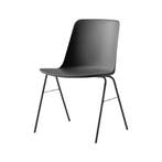 &tradition Rely Hw 26 Stoel Kunststof Zwart - Eetkamerstoel, Huis en Inrichting, Stoelen, Zo goed als nieuw, Zwart