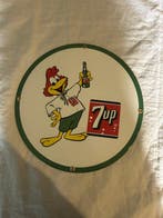 Emaille bord - emaille bord 7up - Emaille, Antiek en Kunst