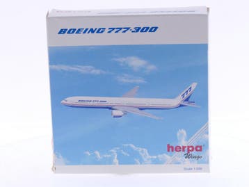 Schaal 1:500 Herpa 506403 Boeing Company Boeing 777-300 R..., Ophalen of Verzenden, Gebruikt