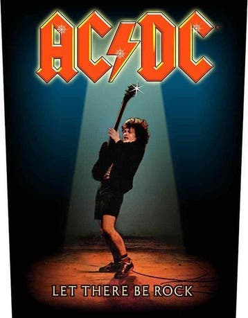 AC/DC - Let There Be Rock - Rugpatch officiële merchandise, Ophalen of Verzenden, Nieuw, Kleding