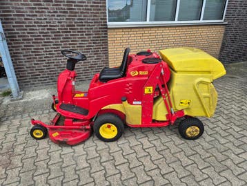 Gianni Ferrari frontmaaier en Mc Culloch middenmaaier opvang, Tuin en Terras, Zitmaaiers, Ophalen, Gebruikt, Elektrische starter