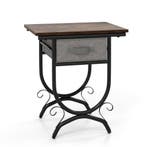 LIVSK Nachtkastje met Stoffen Lade - Stevig Metaal met Poede, Verzenden, Nieuw