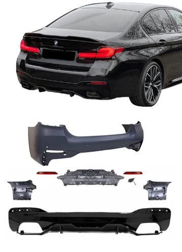 Achterbumper | geschikt voor BMW | 5-Serie 2016-2020 | G30 P, Verzenden, Nieuw, BMW