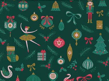 Kerst cadeaupapier op rol Hangers Groen 30 cm – Inpakpapier, Ophalen of Verzenden, Nieuw, Overige typen