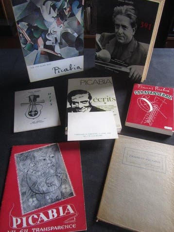 Francis Picabia - Lot de 7 livres - 1920