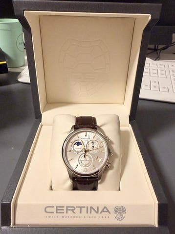 Certina - Certina DS-8 Chronograph Moon Phase -, Nieuw