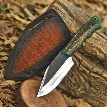 Zakmes Industrieel design - Handgemaakt skinner-mes, Antiek en Kunst