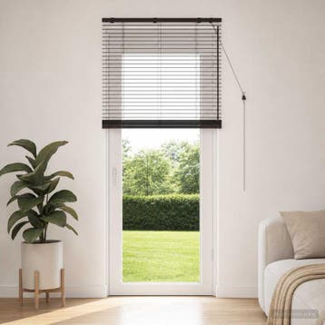 vidaXL Venetiaanse jaloezie Donkerbruin 75 x 250 cm 35 mm, Verzenden, Nieuw, Bruin