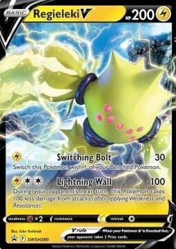 Regieleki V swsh280 Sword&Shield promo,s, Ophalen of Verzenden, Nieuw, Losse kaart, Foil