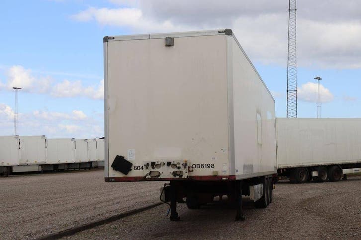 Veiling: Gesloten Oplegger Krone SD 39000kg 2007, Auto's, Vrachtwagens, BTW verrekenbaar, Overige brandstoffen, Overige kleuren
