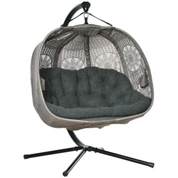 Hangstoel Hangmand Voor 2 Personen Met Frame, Opvouwbare Han, Verzenden, Nieuw