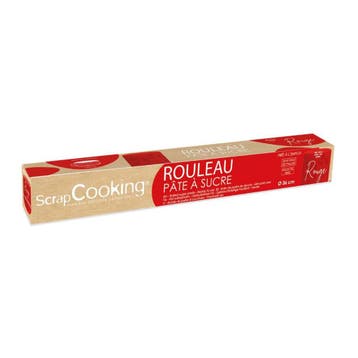 ScrapCooking Ready Rolled Fondant Rood 430g, Verzenden, Nieuw