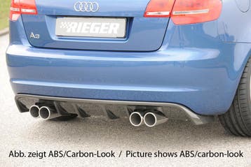Rieger diffuser | geschikt voor Audi A3 8P 2008-2013 3D | AB, Verzenden, Nieuw, Audi