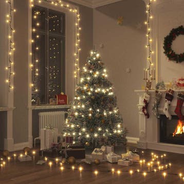 vidaXL Lichtsnoer 2000 LEDs voor binnen en buiten IP44 200, Verzenden, Nieuw