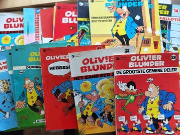 Olivier Blunder | Gave stripboeken | Greg | Strips | Gags, Complete serie of reeks, Verzenden, Gelezen