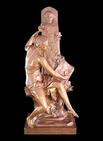 Antiek bronzen beeld - Emile Louis Picault (1833-1915) -