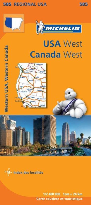 Michelin 585 USA West, Canada West, Verzenden, Nieuw
