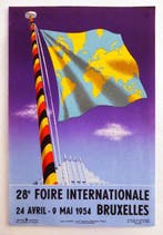 Vanypeco - 28e Foire Internationale Bruxelles 1954 - jaren, Antiek en Kunst
