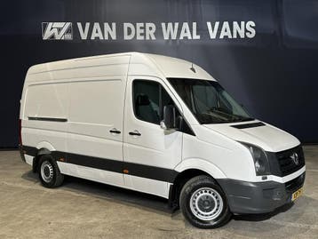 Volkswagen Crafter 2.0 TDI 164pk **MARGE, geen BTW** L2H2 In, Euro 5, Stof, Gebruikt, Zwart