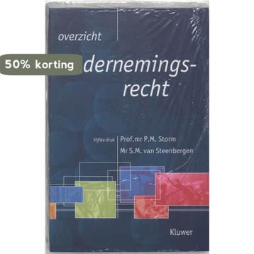 Overzicht ondernemingsrecht - S.M. van Steenbergen, Verzenden, Gelezen, S.M. van Steenbergen