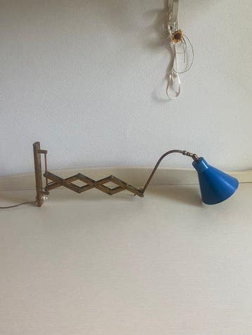 Schaarlamp - Messing, Metaal