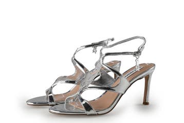 Steve Madden Sandalen in maat 38½ Zilver, Kleding | Dames, Overige kleuren, Verzenden, Steve Madden, Sandalen of Muiltjes