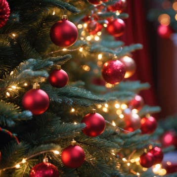 24 kerstballen onbreekbaar rood - rood, Verzenden, Nieuw