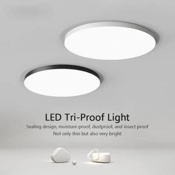 Waterdichte LED plafondlamp voor badkamer en keuken, Verzenden, Nieuw