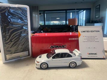 Tarmac 1:18 - Modelauto - Mitsubishi Lancer Evolution V GSR, Nieuw