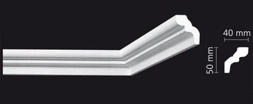 Kroonlijst Nomastyl D+ (50 x 40 mm), lengte 2 m, Ophalen of Verzenden, Nieuw