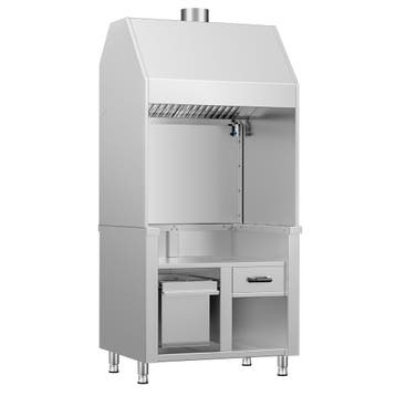 GGM Gastro | Neutraal element voor houtskool-/gasgrill |, Verzenden