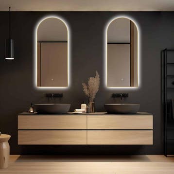 Badkamerspiegel Megon Navaro 100x45 - Gouden Lijst, Huis en Inrichting, Woonaccessoires | Spiegels, Ophalen of Verzenden, Nieuw