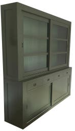 Moderne designkast groen 200cm, Huis en Inrichting, Kasten | Buffetkasten, Ophalen of Verzenden, Nieuw