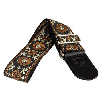 Gaucho GST-195-02 gitaarband, 2” jacquard weefsel, leren, Ophalen of Verzenden, Nieuw