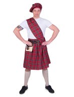 Schotse Highlander pak man rood, Ophalen of Verzenden, Nieuw