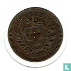 Zwitserland 1 rappen 1880, Verzenden, Overige landen, Losse munt