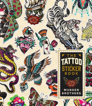 The Tattoo Sticker Book | Munden Brothers | Nieuw, Ophalen of Verzenden, Nieuw, Munden Brothers