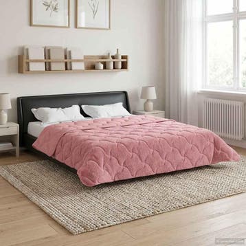 vidaXL Winter Dekbed 200 x 220 cm Winter Roze Ademend, Verzenden, Nieuw, Roze