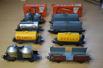 Märklin H0 - Modeltrein goederenwagonset (8) - diverse, Nieuw