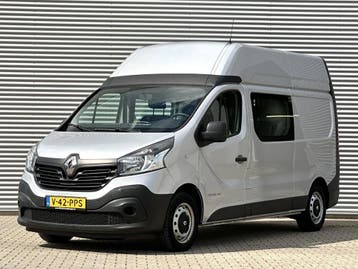 Renault Trafic 1.6 dCi T29 L2H2 DC Dubbel cabine Extra hoog, Stof, Gebruikt, Euro 6, Renault